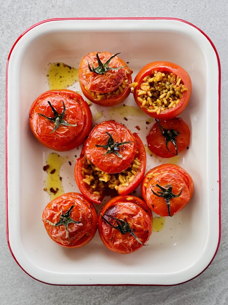 Tuscan-Style Stuffed Tomatoes - Eat Well Tasmania